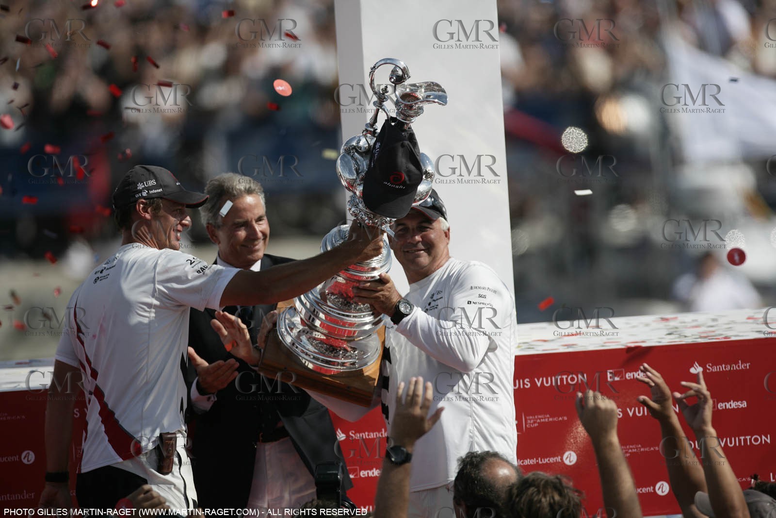03 07 2007-Valencia (Spain)- 32nd America's Cup - Final Match - Day 8 - Alinghi vs Emirates Team New Zealand
