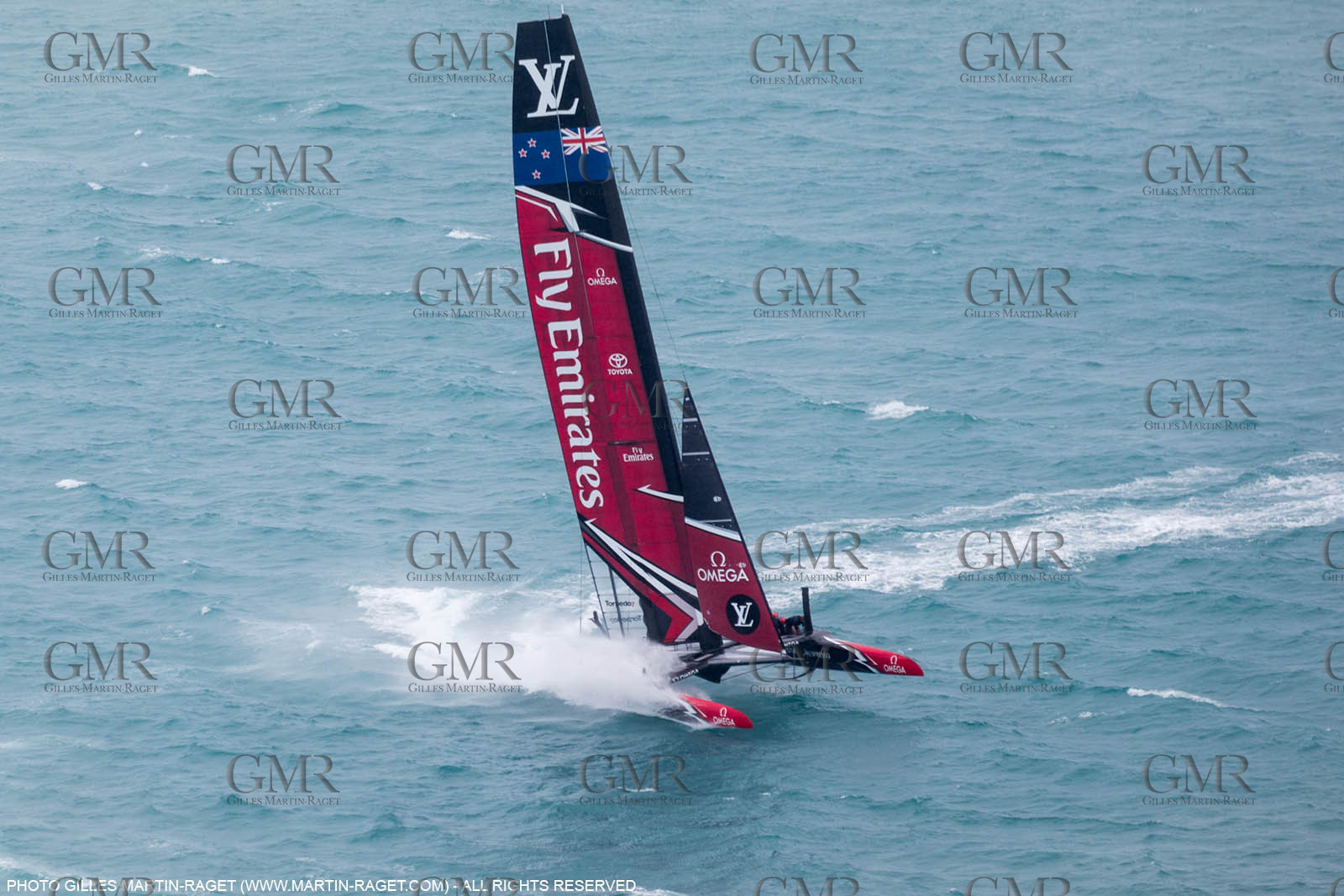 06 06 2017 - Bermuda (BDA) - 35th America's Cup Bermuda 2017 - Louis Vuitton America's Cup Playoffs semi-finals, Day 3
