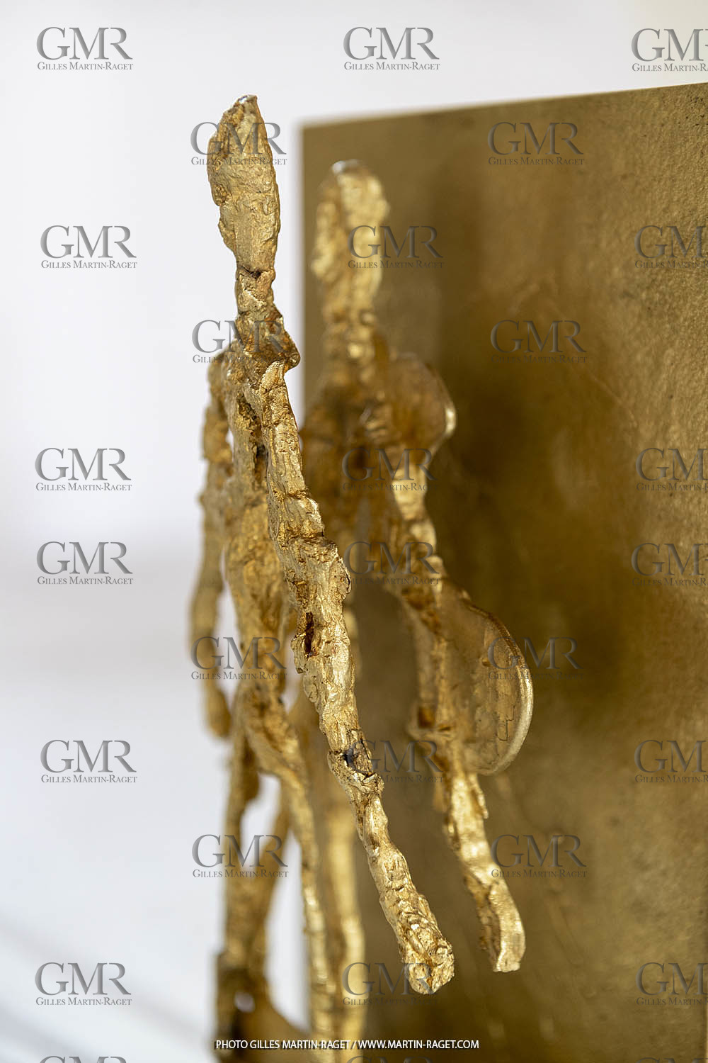 11 02 2020, St Rémy de Provence (FRA,13), Oeuvre de Germaine Richier, L'Ombre 1955, Bronze naturel nettoyé, Epreuve d'artiste, 25 x 13 x 9 cm, Collection particulière