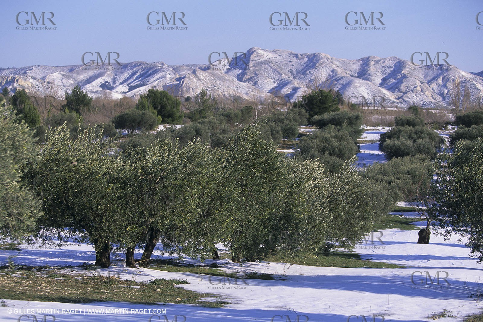 Provence under snow - Baux ed Provence