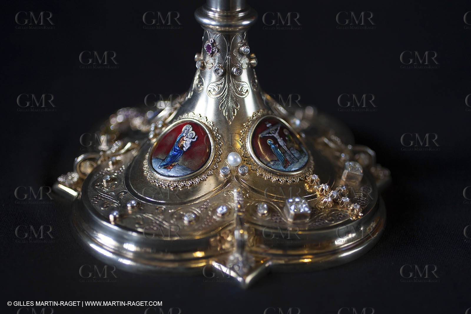 04 02 2013 - Marseille(FRA,13), Notre Dame de la Garde,liturgical silverware