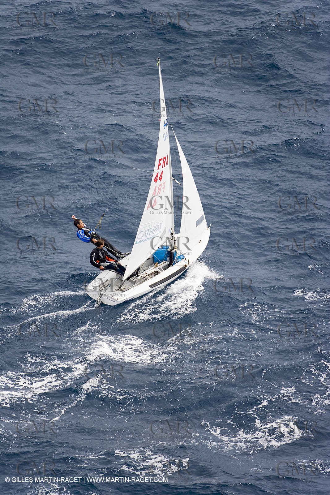 26 04 2007 - 2007 Semaine Olympique Française - Hyères (South of France) - Day 5 - Team France - 470 Homme - Leboucher-Garos