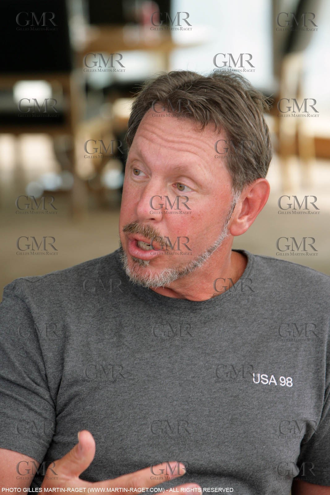 17 05 2007-Valencia (Spain)- 32nd America's Cup - Louis Vuitton Cup - Semi-final - Day 3 - San Francisco event presentation to Syndicate representative onboard Rising Sun