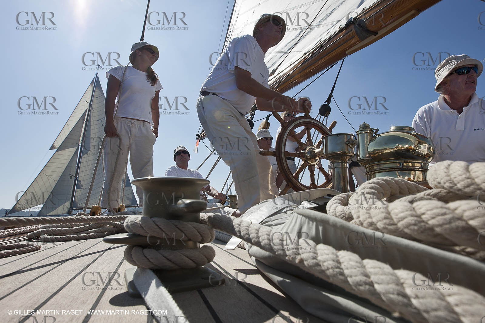 01 10 2011 - Saint Tropez (FRA,13) - Voiles de Saint Tropez 2011 - Classic Yachts - Day 5 - Onboard Mariquita
