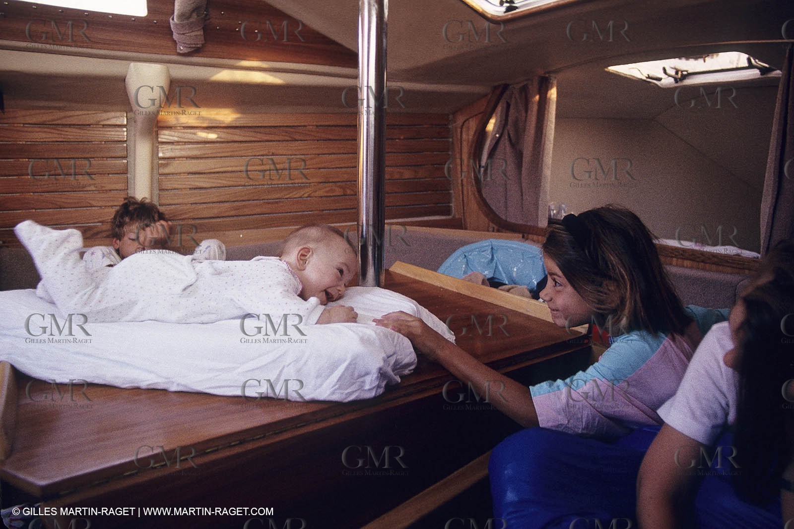 Voile, croisière, enfants à bord
