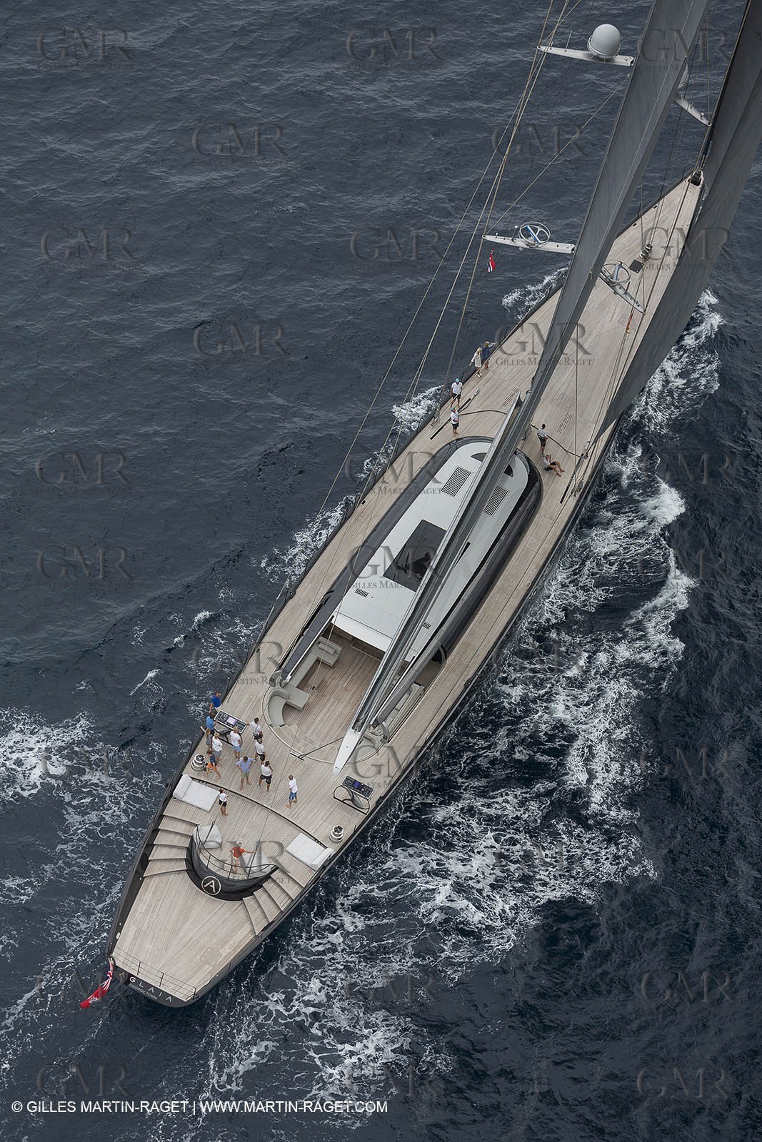 11 10 2014, Alicante (ESP), Volvo Ocean Race 2014-15 start, Super Yacht Aglaia