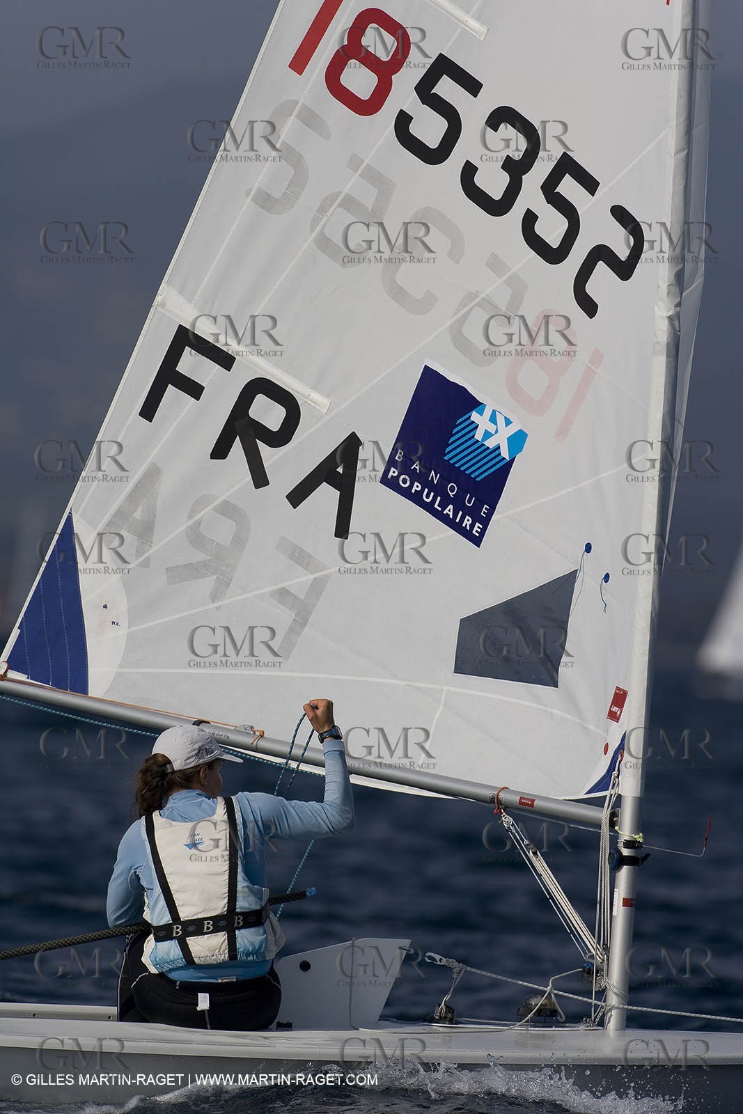 25 04 2007 - 2007 Semaine Olympique Française - Hyères (South of France) - Day 4 - Team France - Laser Radial - Brain Solenne