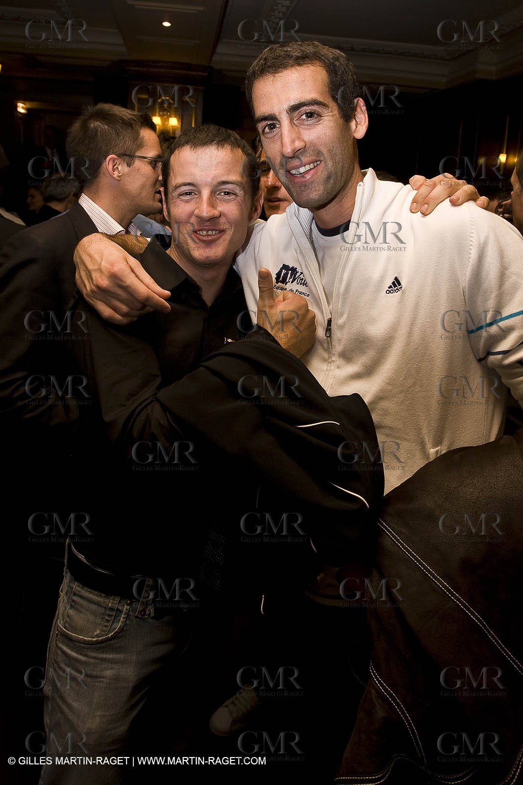 12 08 08 - Paris (FRA) Edouard VII theater - French Sailing Federation - Champions party - French Sailor of the year : Francis Joyon