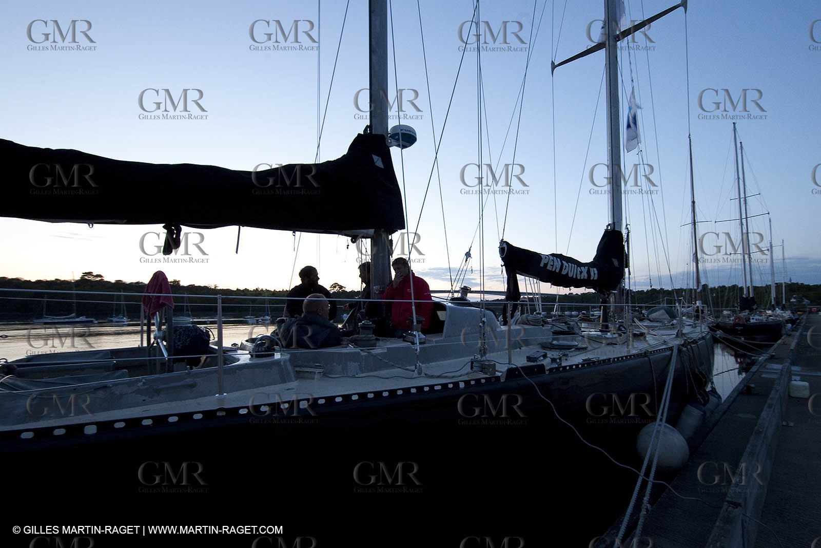19 05 2010- Benodet (FRA,56)  -  Pen Duick VI  sailing in Odet river