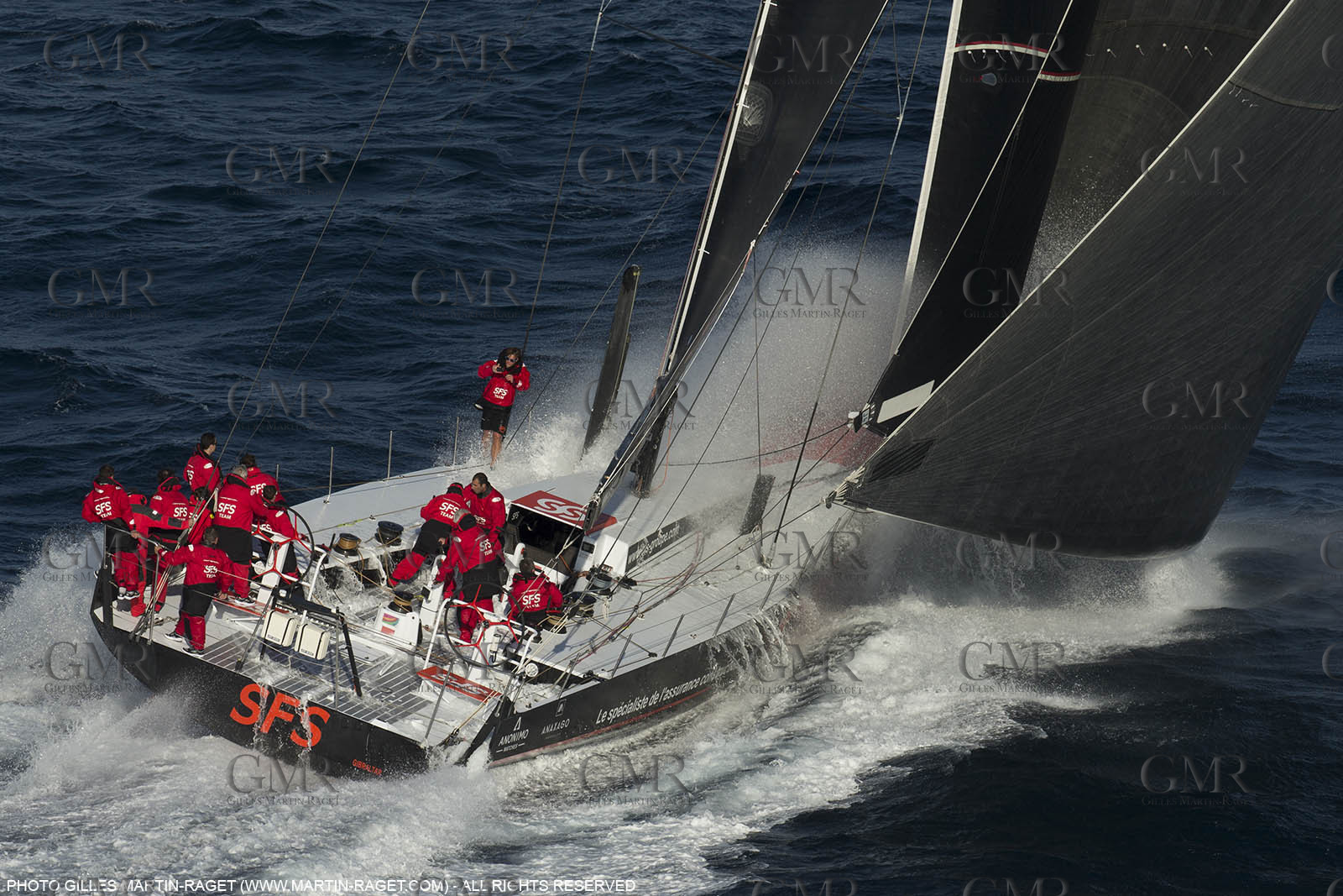 24 mars 2016   Marseille (FRA,13), SFS II (skipper Lionel Péan), last training before Marseille Sailing Week