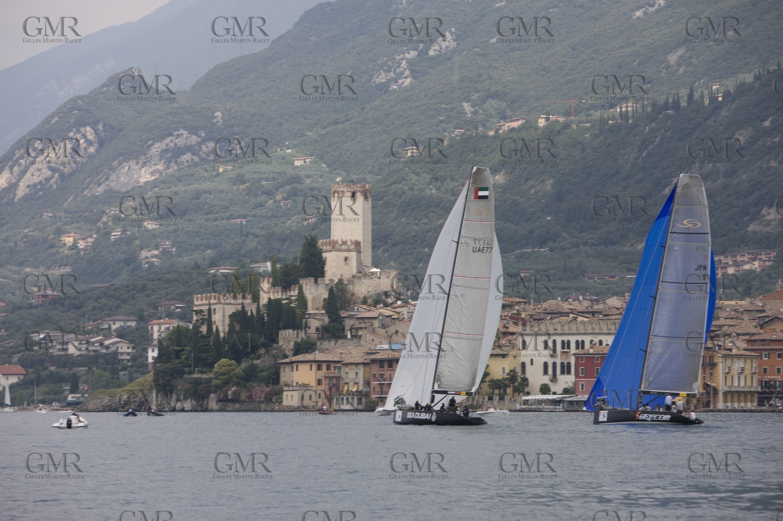 09 07 2008 - Malcesine (ITA, Lake Garda) - RC 44 World Championsship - Malcesine SLAM Cup 08 - Day 1