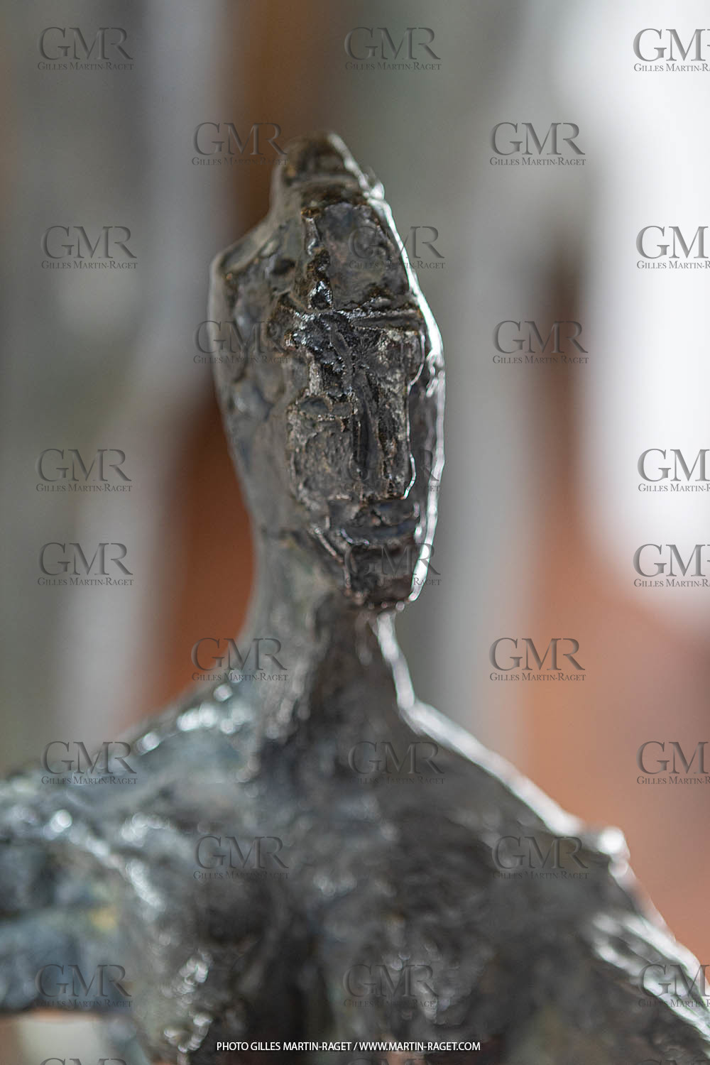 19 02 2020, St Rémy de Provence (FRA,13), Oeuvre de Germaine Richier, Le Sablier III 1953, Bronze patiné foncé, Epreuve d'exposition, 68,5 x 31 x 28 cm, collection particulière