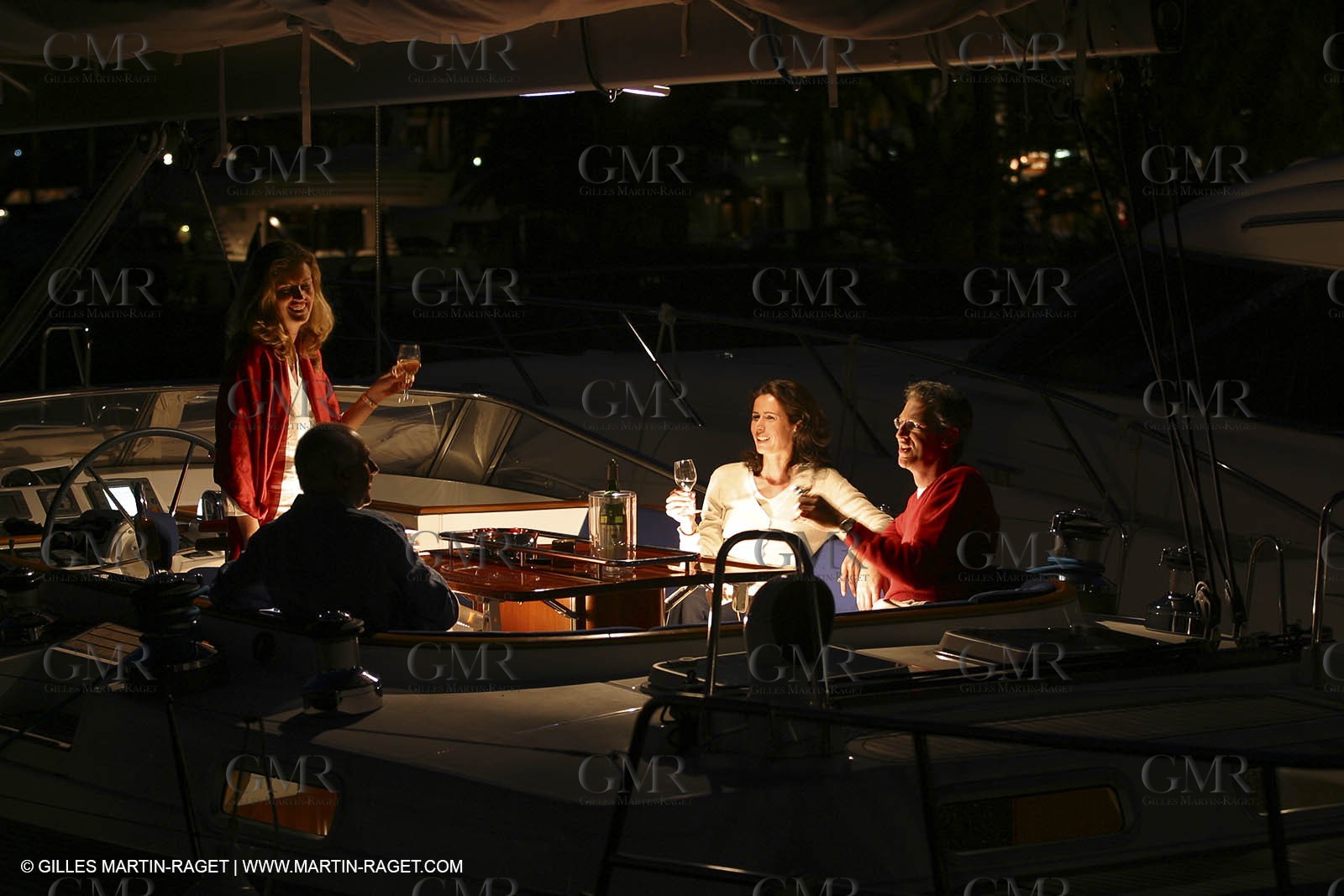 Sail - Cruising - People - At night