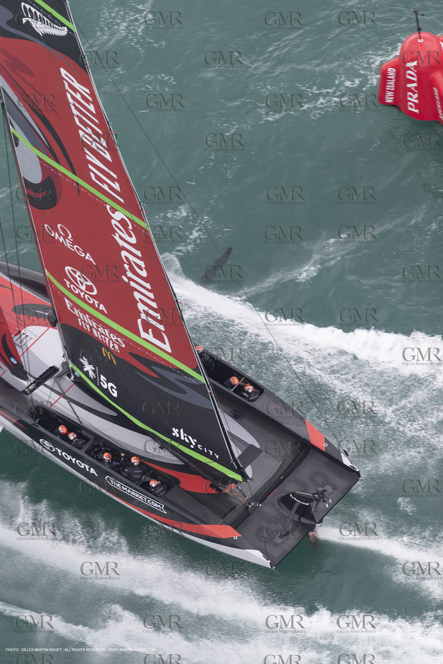 10 12 2020 - Auckland (NZL) - 36th America's Cup - Practice Sessions - Day 2 - Emirates Team New Zealand