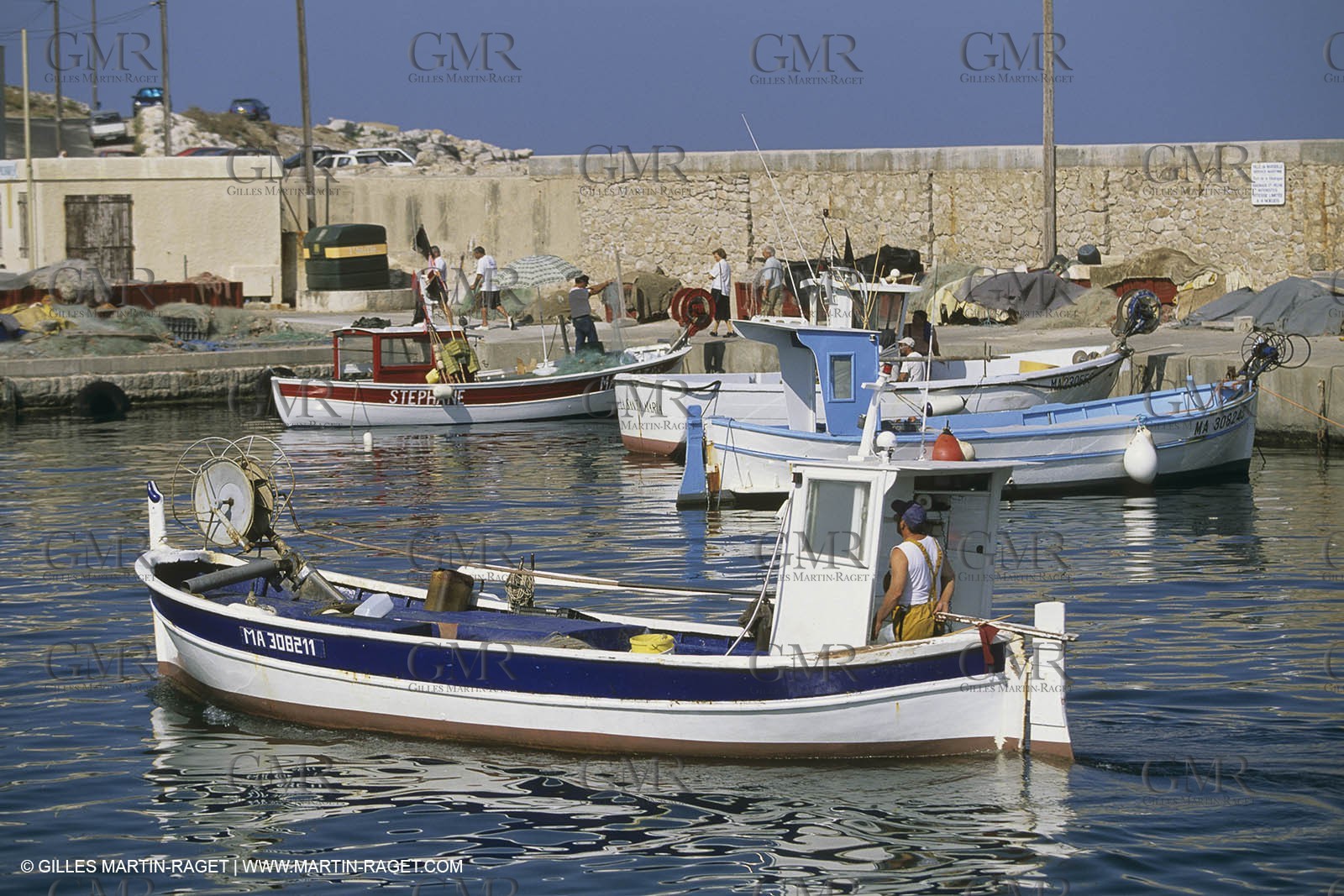 France, Provence, Pêche , Barques, pointus, pêche locale