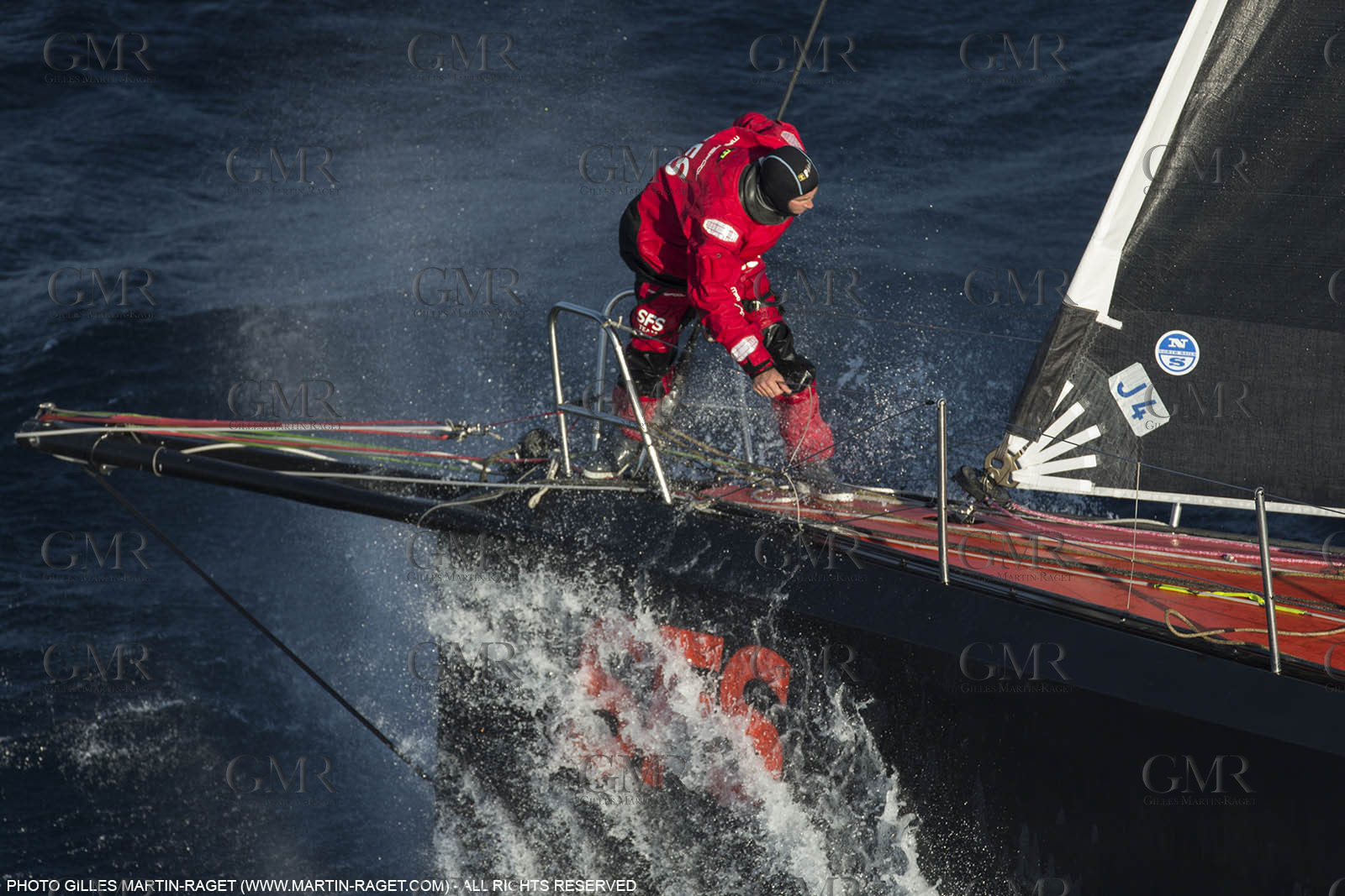 24 mars 2016   Marseille (FRA,13), SFS II (skipper Lionel Péan), last training before Marseille Sailing Week