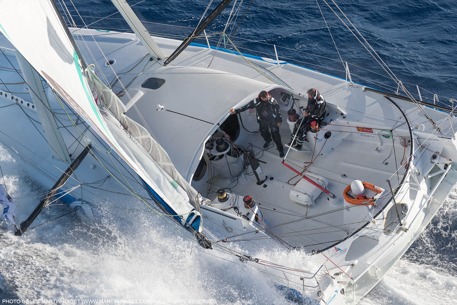 13 07 2017, Port Camargue (FRA,30), Transat Jacques Vabre 2017, Bastide Otio (Kito de Pavant, Yannick Bestaven), offshore trainings