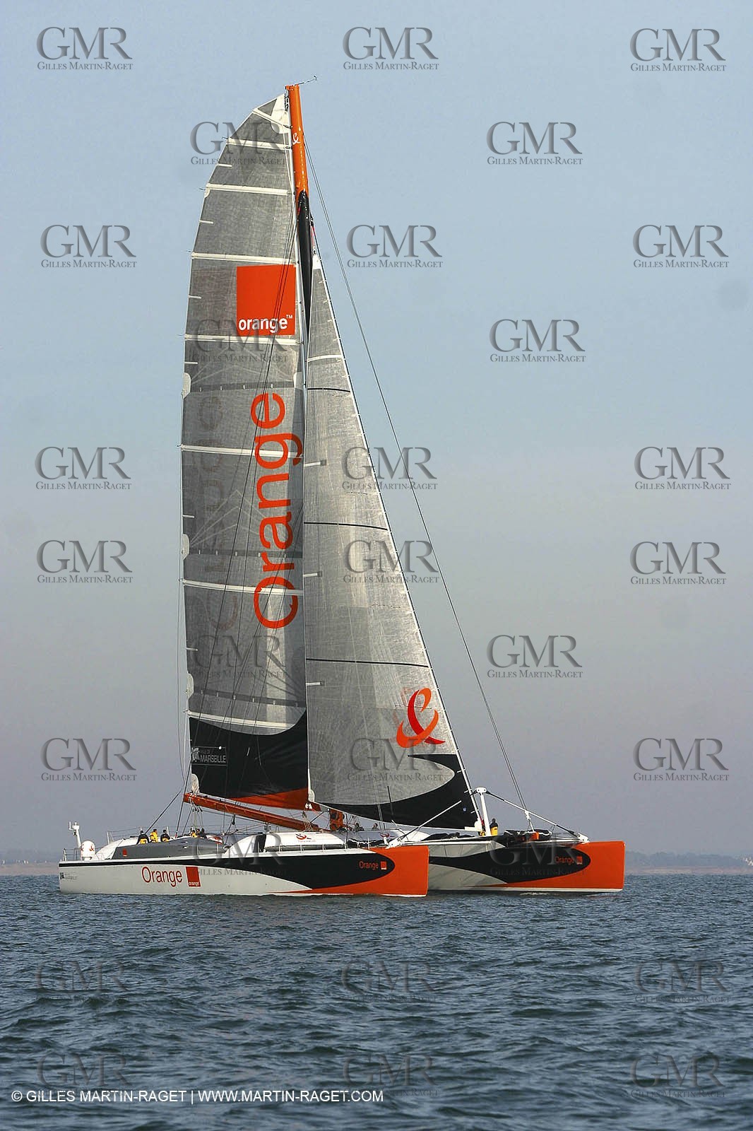 Vannes - Multiplast Boatyard - Orange II 1st sea trial