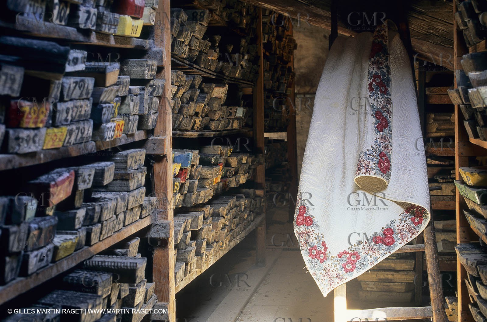 Boutis - cloths from Provence - Souleiado museum - Tarascon (FRA,13)