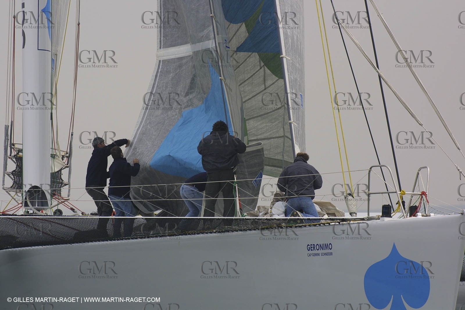 Geronimo - Jules Verne Trophy 2001 start - Brest