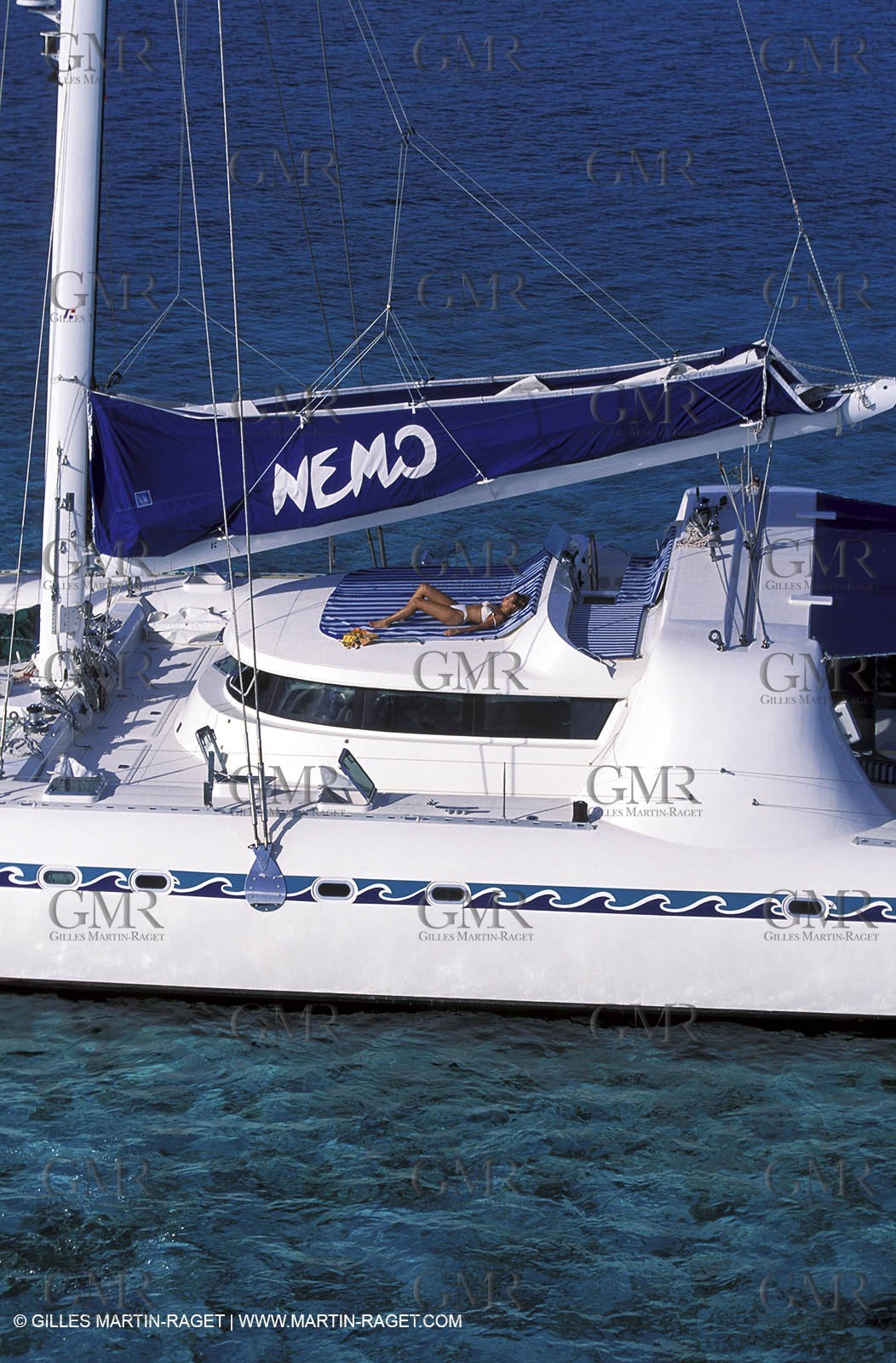 Cruising multihull mooring