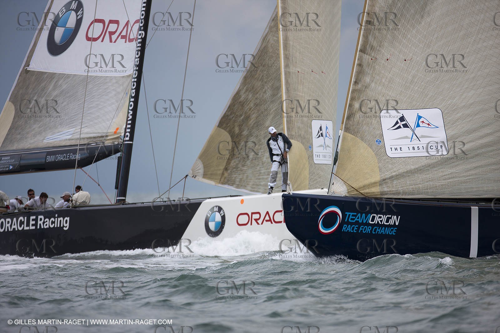 04 08 2010 - Cowes (UK, IOW) - The 1851 Cup -  BMW ORACLE Racing - Day 2.