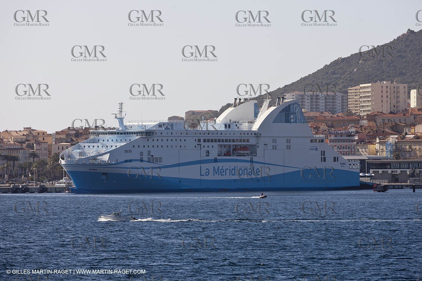 16 02 2012 - Ajaccio (FRA, Corse) -  La Méridionale shipping company- Piana at Ajaccio
