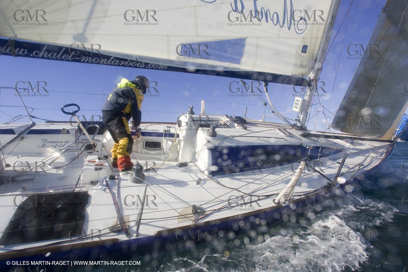 15 02 2007 - La Grande Motte (FRA) - Onedesign Figaro II - Thierry Duprey du Vorsent (Domaine de Monts d'Arbois)