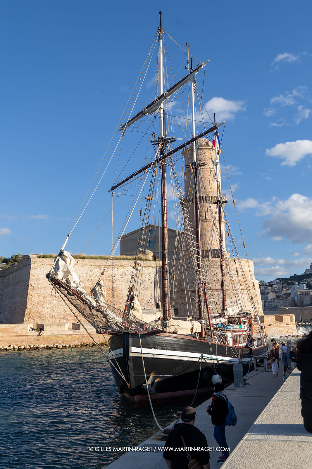 23 10 2025, Marseille (FRA), MED25 - Armada pour la Paix - Le Bel Espoir ammaré au Mucem