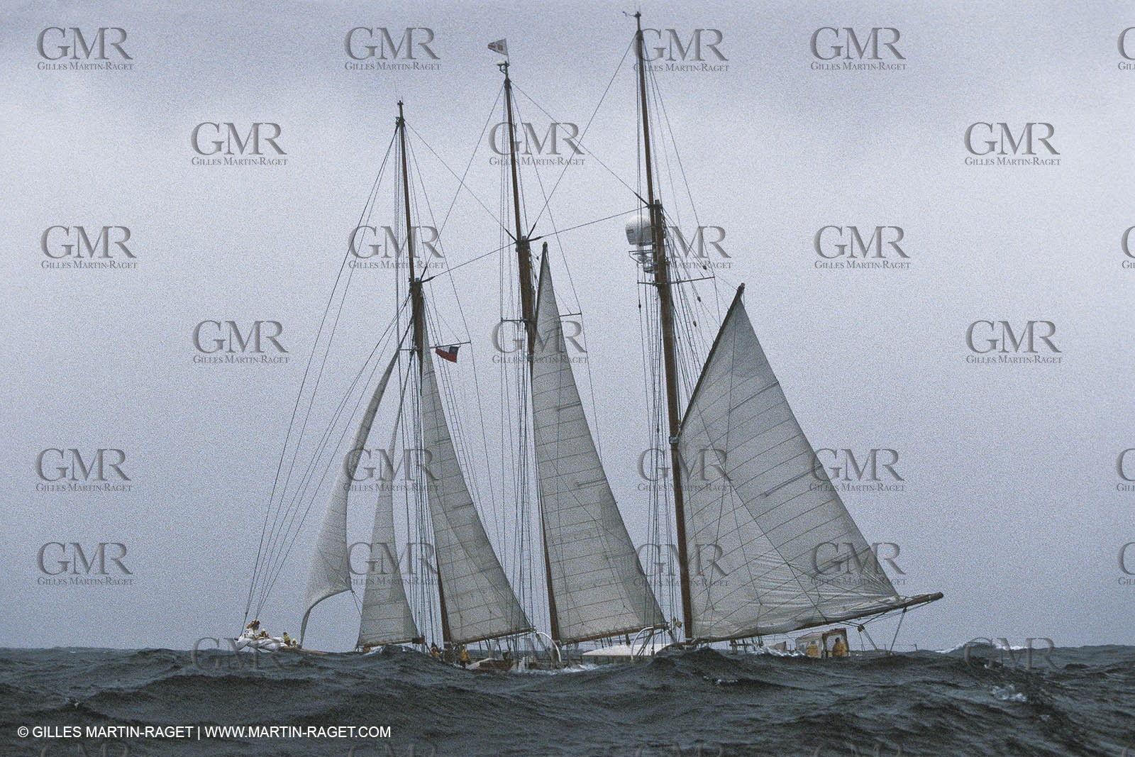 Classic yachts - Shenandoah at Cape Horn