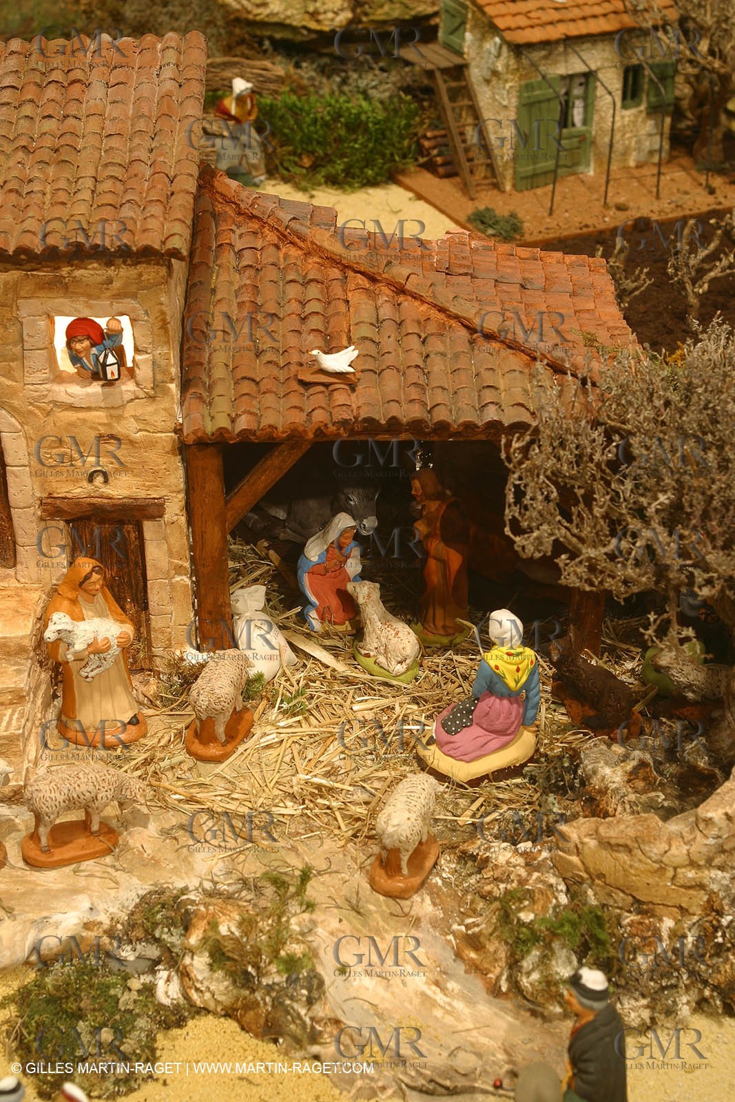 Great crib from les Saintes Maries de la mer (FRA, 13) for Christmas, December 2010
