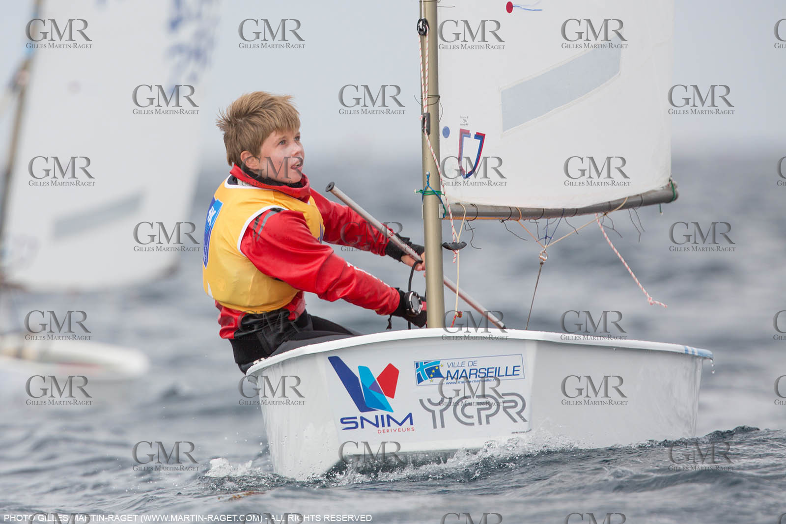 15 04 2016, Marseille (FRA,13), SNIM Dériveurs, Coupe Internationale de Printemps Optimist, Final Day