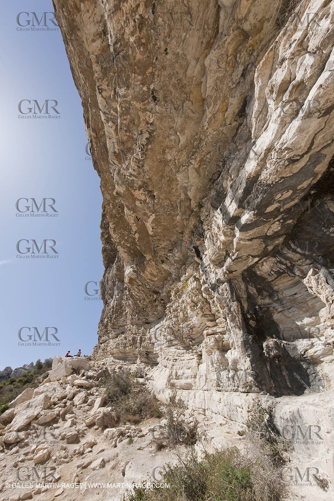 26 03 2009 - Marseille (FRA, 13) - Les Calanques - Sugiton - Les toits cliff