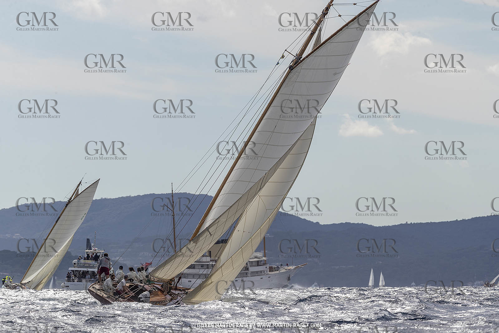 25 09 2022, Saint-Tropez (FRA, 83), Les Voiles de Saint-Tropez 2022, Arrivée des bateaux et de la Coupe d'Automne du Yacht Club de France