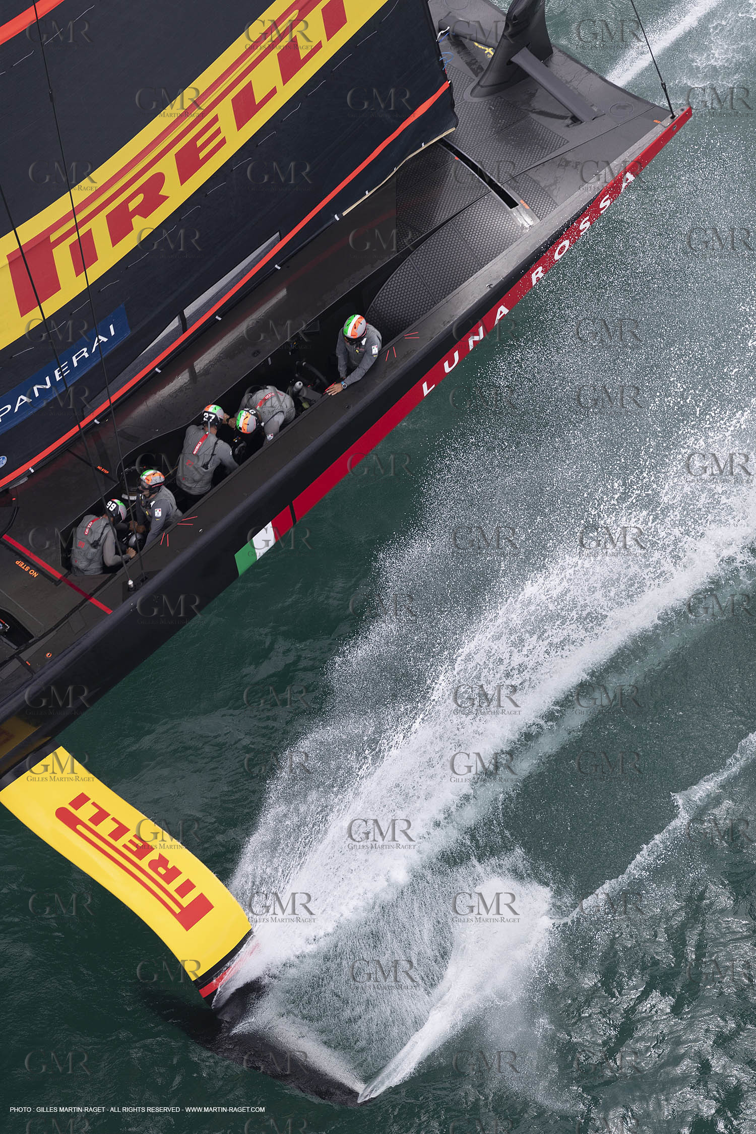 10 12 2020 - Auckland (NZL) - 36th America's Cup - Practice Sessions - Day 2 -Luna Rossa Prada Pirelli Team