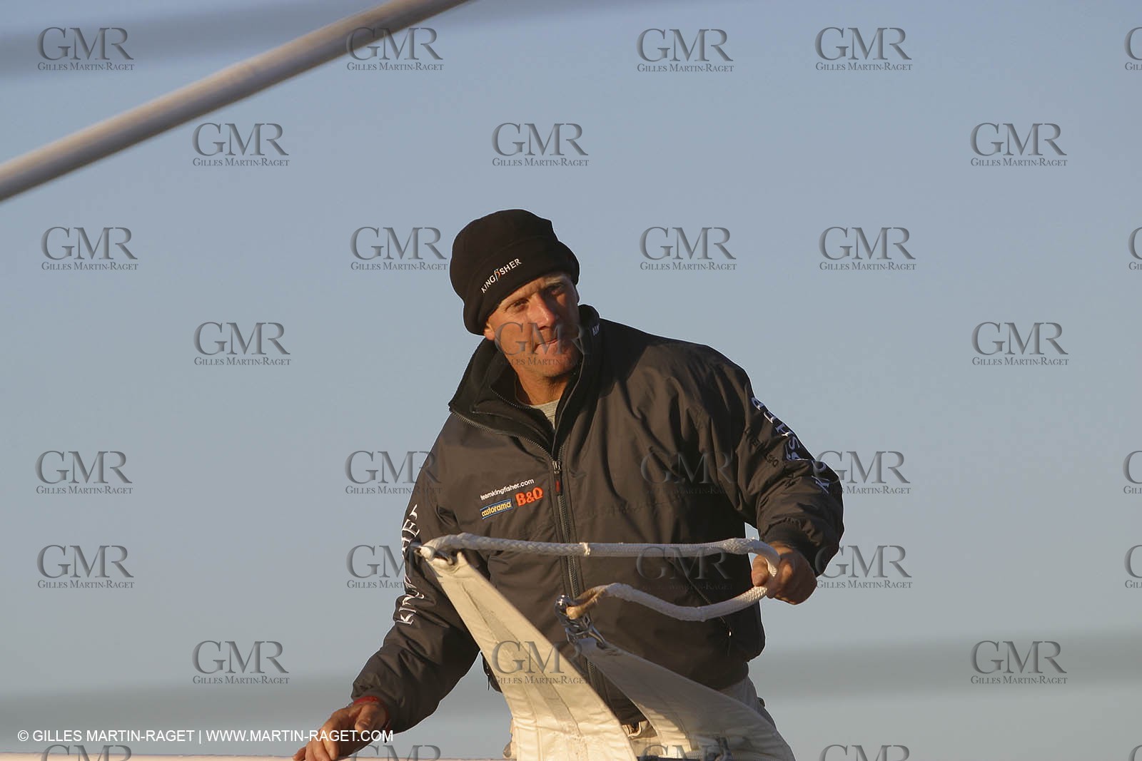 Kingfisher II - départ Trophée Jules Verne 2002 - Brest