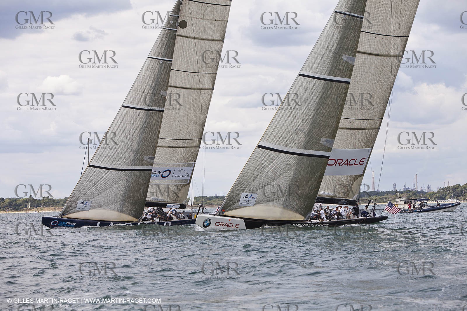 02 08 2010 - Cowes (UK, IOW) - The 1851 Cup -  BMW ORACLE Racing - Training Day.