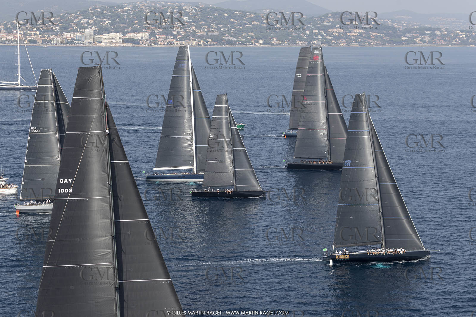 14 10 2022, Saint-Tropez (FRA,83), Voiles de Saint-Tropez 2022,  Maxis Race 3