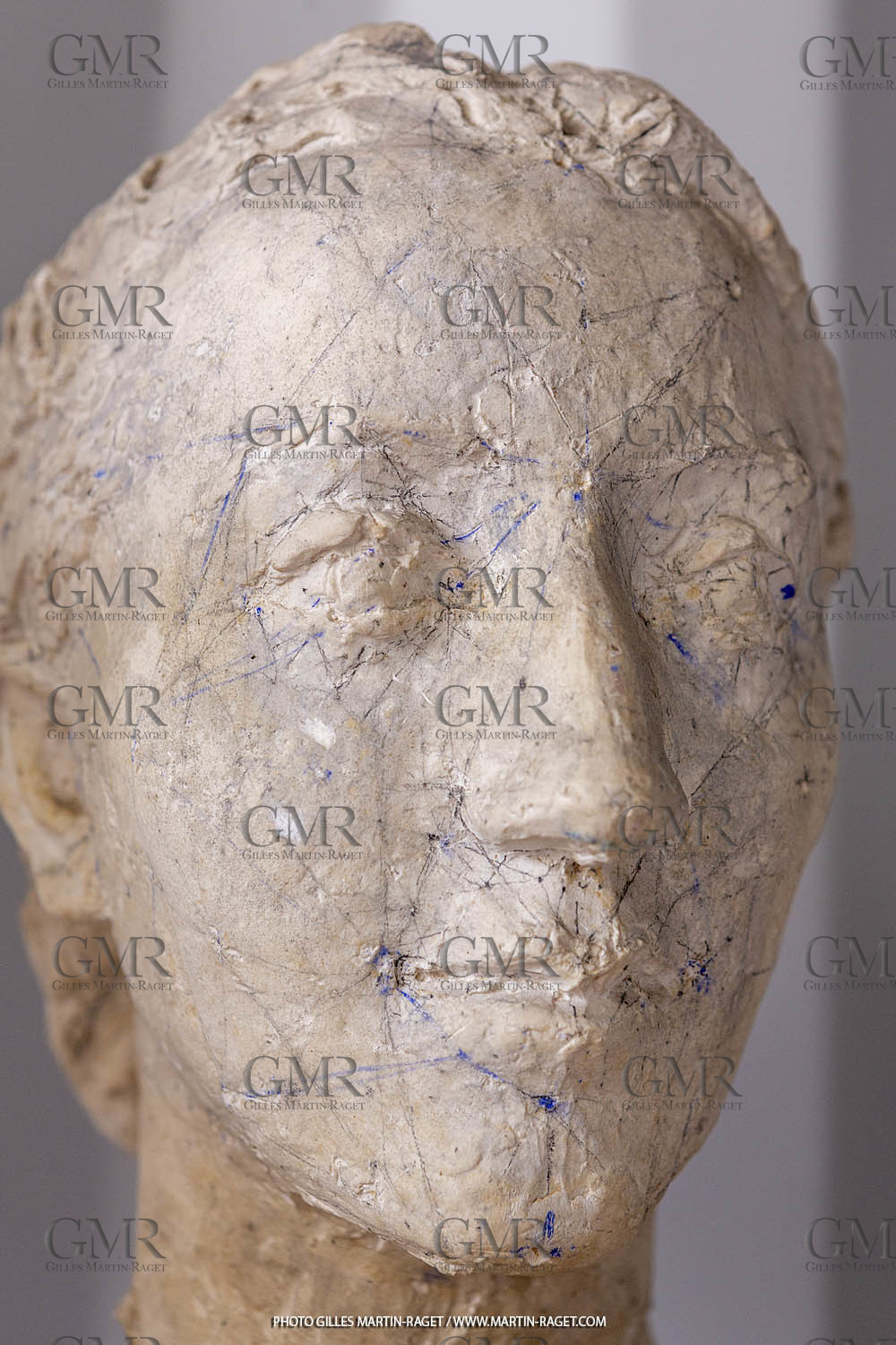 Oeuvre de Germaine Richier, plâtre Buste Lucette