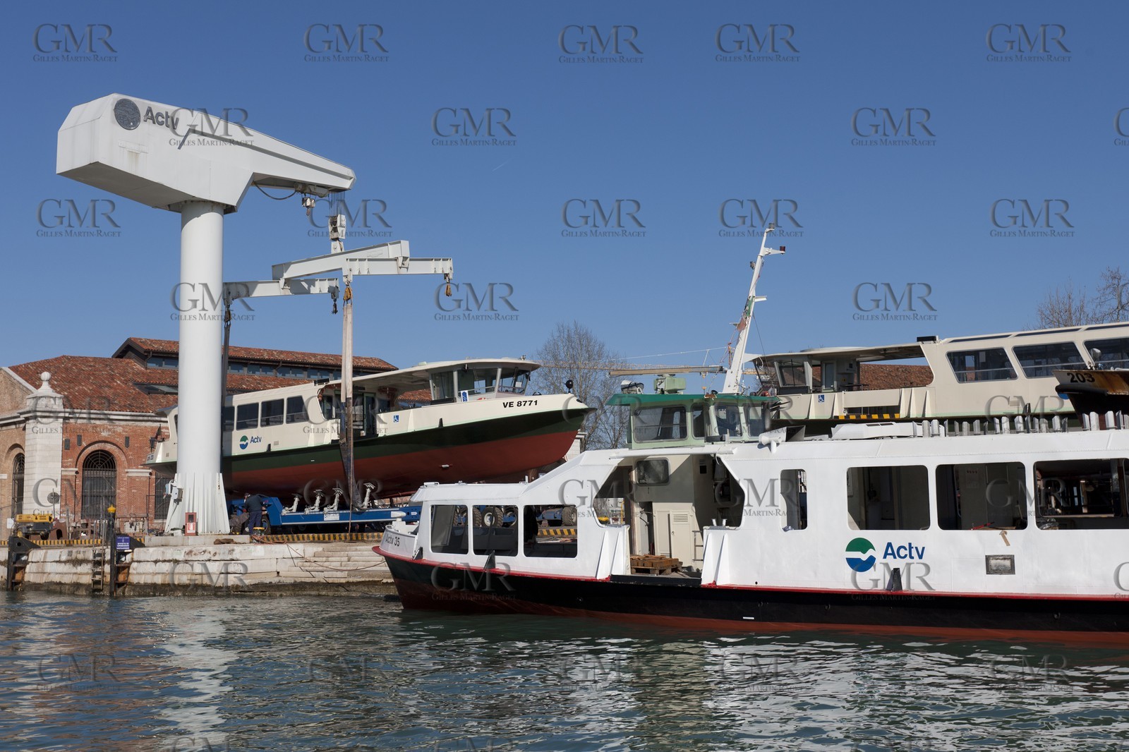 20 02 2012 - Venezia (ITA) - 34th America'sCup - Venezia 2012 America's Cup World Series - The Arsenale where the AC45 moorings, public village, media center and Club 45 will be located