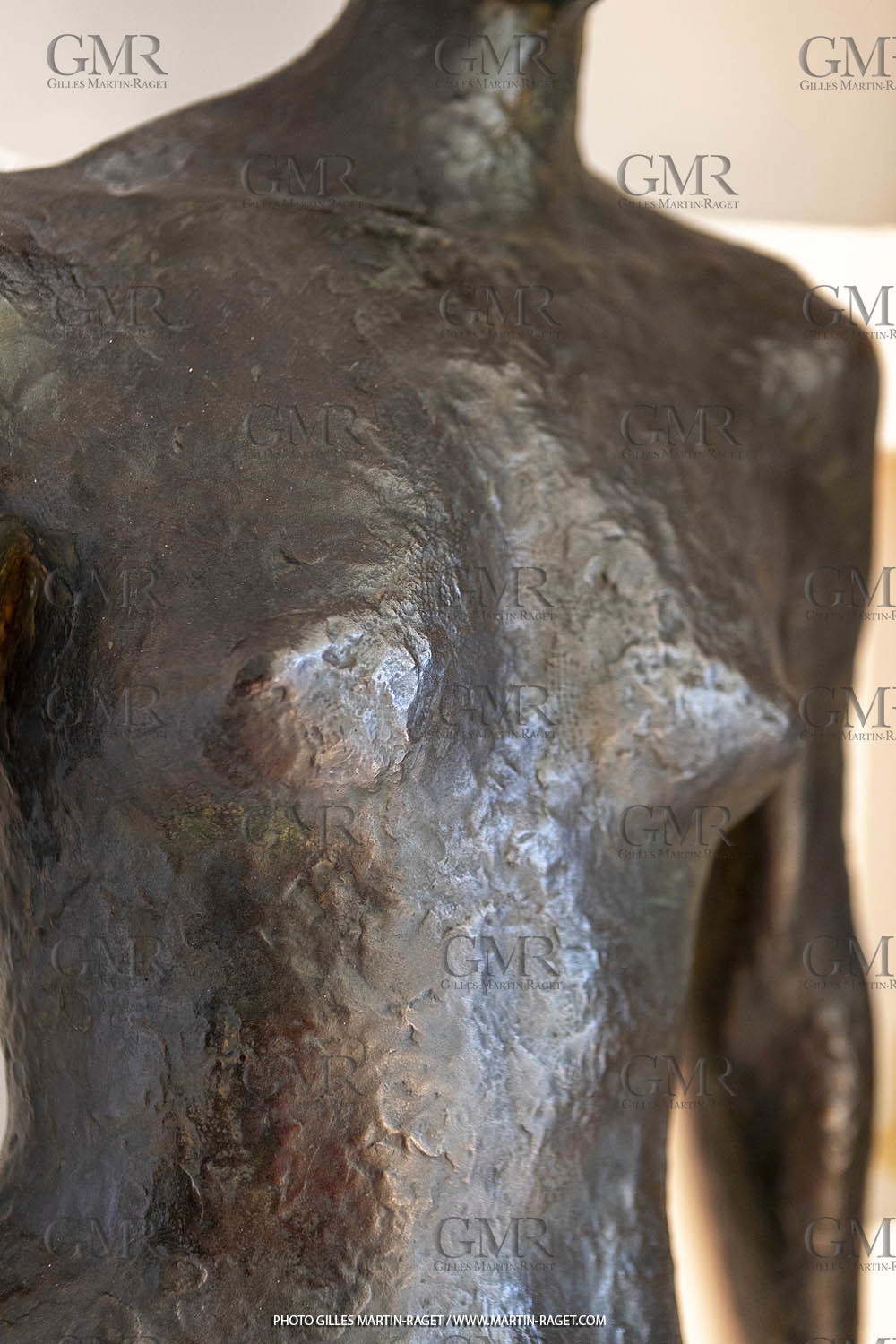 05 01 2023, Arles (FRA, 13), Oeuvre de Germaine Richier, Torse II, 1941, Epreuve d'exposition