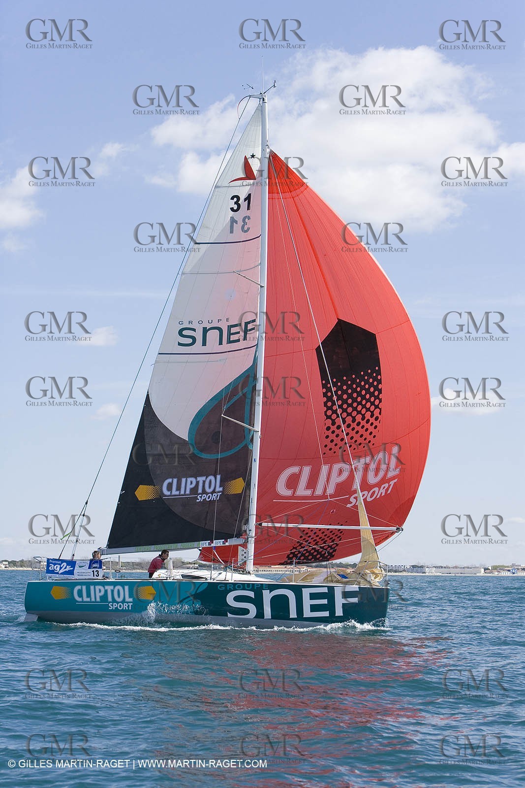 27 03 08- La Grande Motte- (FRA,34) Transat AG2R 2008- Jean-Paul Mouren- Laurent Pellecuer