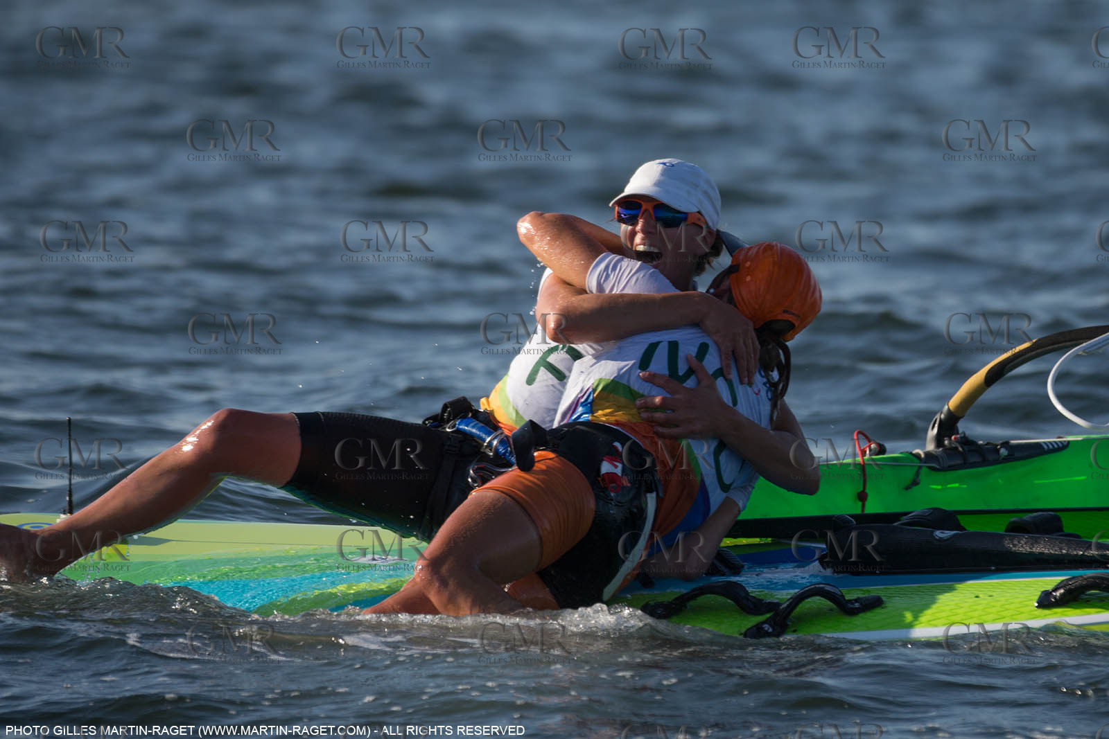 14 08 2016, Rio de Janeiro (BRA), 2016 Olympic Games, Sailing, RSX Women medal race, Charline Picon (FRA), gold medalist