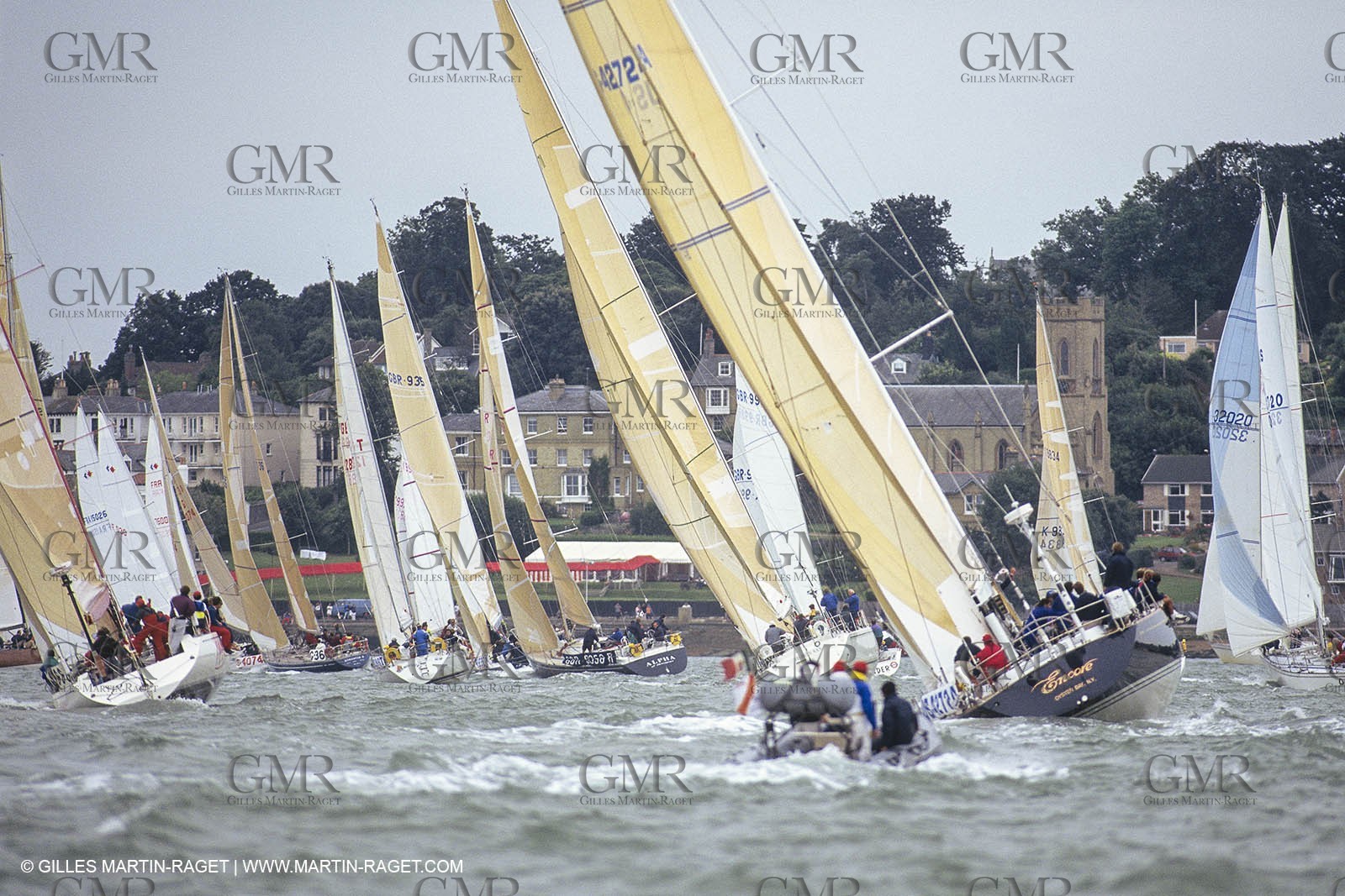 Sailing, Yacht Racing, Admiral's Cup, Cowes Week, Cowes (UK, IOW)