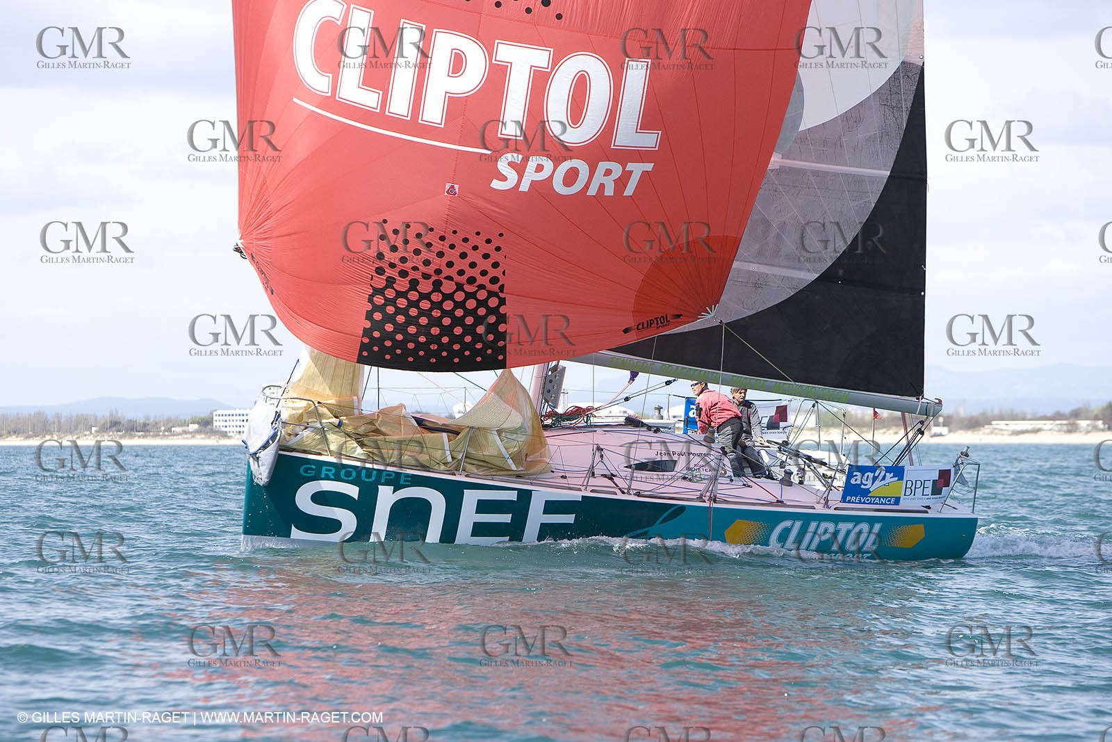 27 03 08- La Grande Motte- (FRA,34) Transat AG2R 2008- Jean-Paul Mouren- Laurent Pellecuer