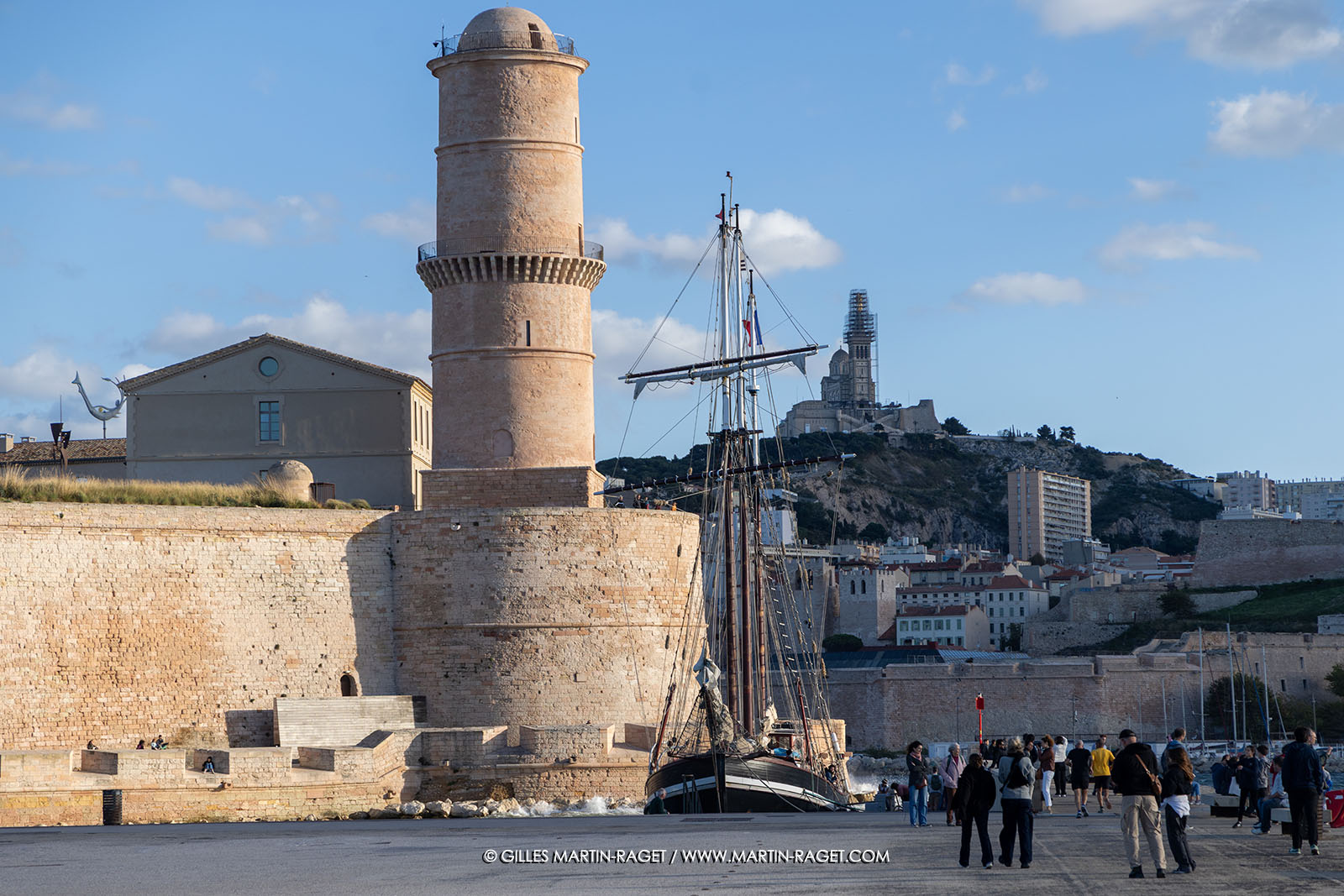 23 10 2025, Marseille (FRA), MED25 - Armada pour la Paix - Le Bel Espoir ammaré au Mucem