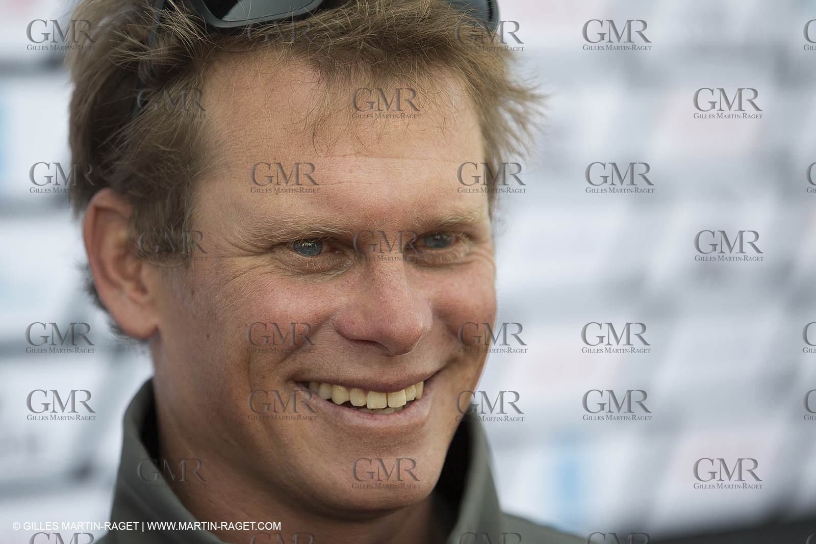 20 07 2013 - San Francisco (USA,CA) - 34th America's Cup - Louis Vuitton Cup - Round Robin - Luna Rossa vs Artemis Racing (DNS) - Chris Draper (GBR, Helmsman)
