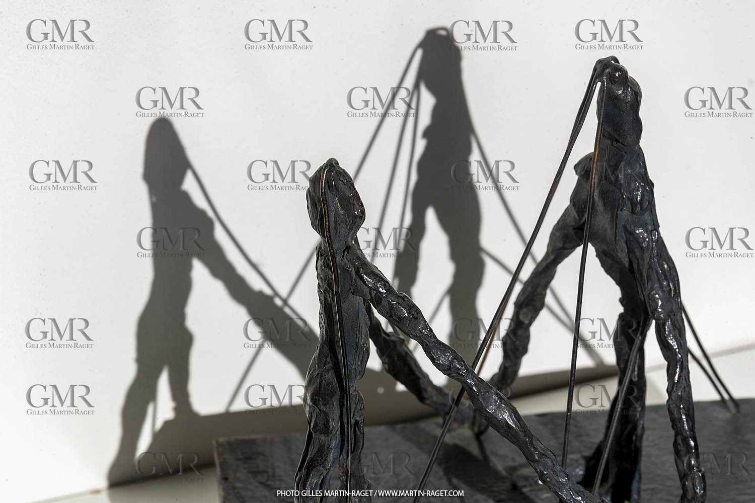 Oeuvre de Germaine Richier, La Lutte, 1946, Epreuve d'exposition