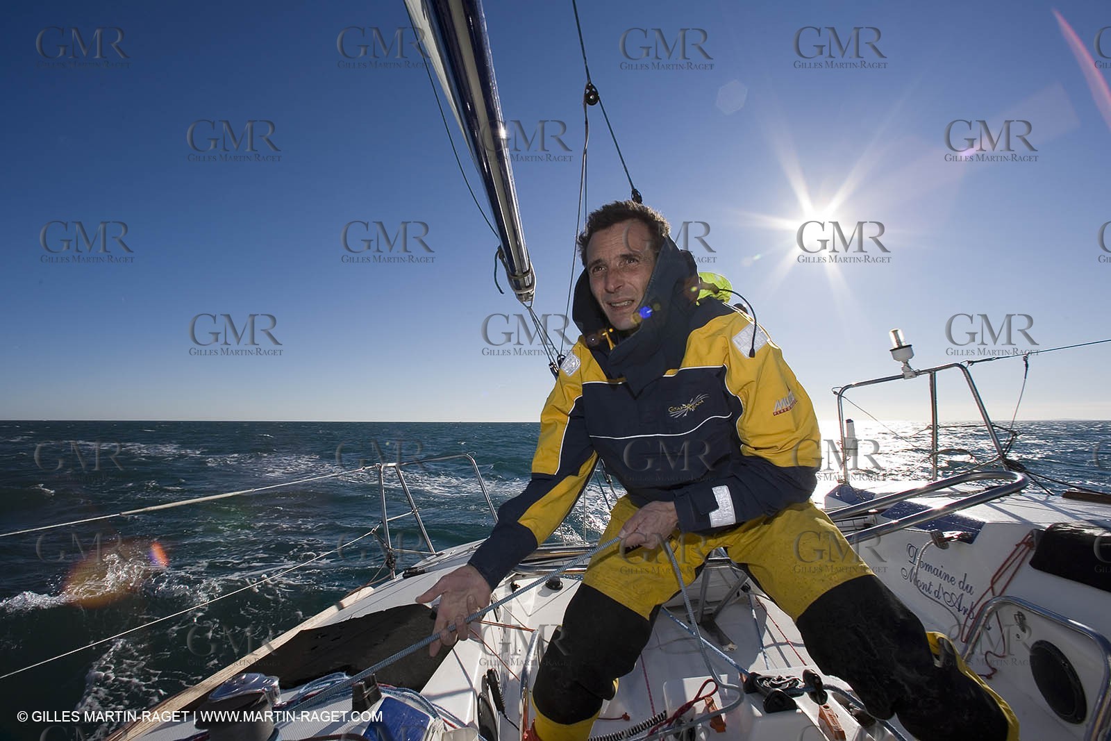 15 02 2007 - La Grande Motte (FRA) - Onedesign Figaro II - Thierry Duprey du Vorsent (Domaine de Monts d'Arbois)