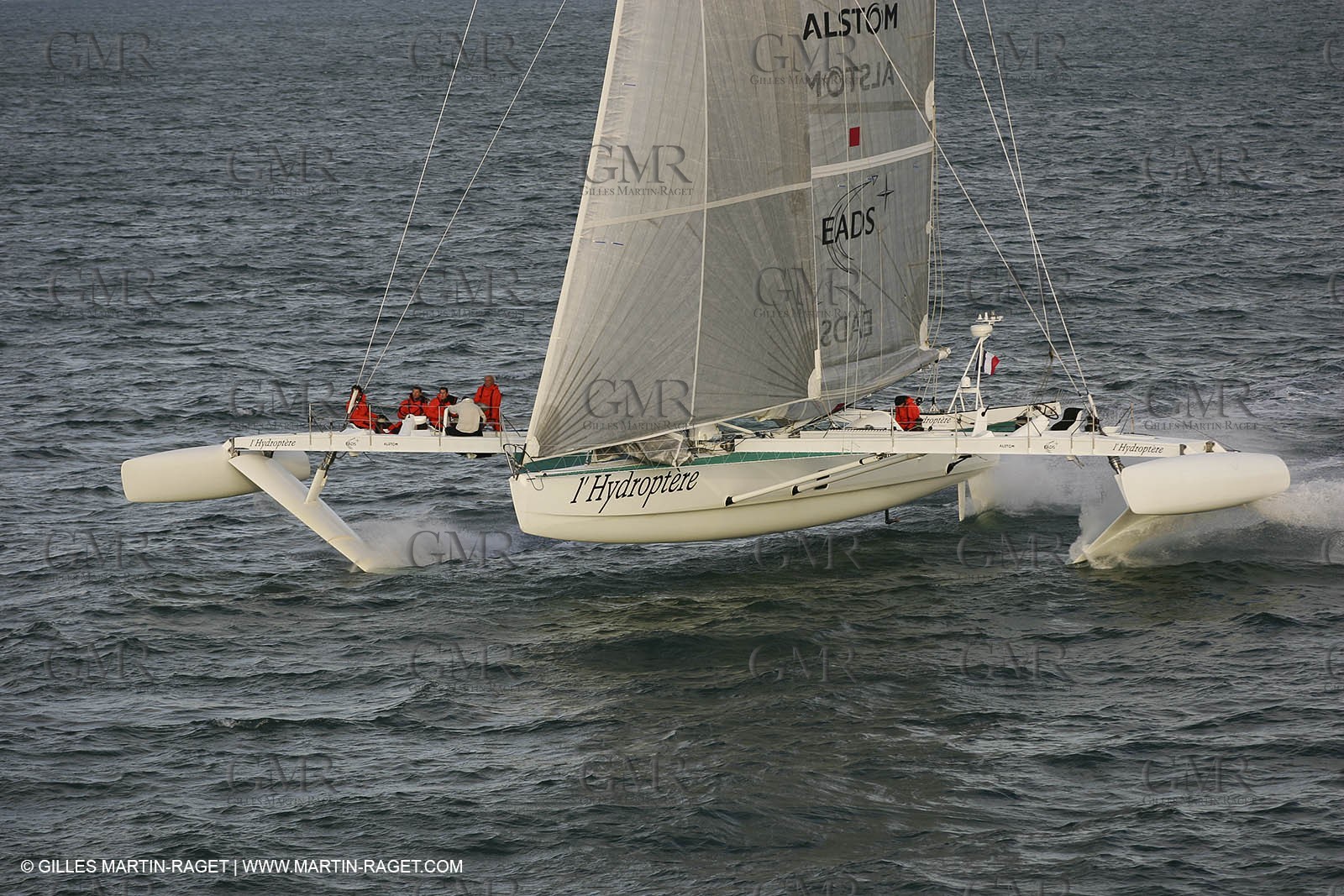Hydroptère trials, Spring 2005, Quiberon Bay